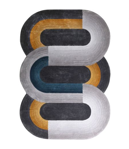 Original Living Room Rug Brown or Gray - Variation - Grey