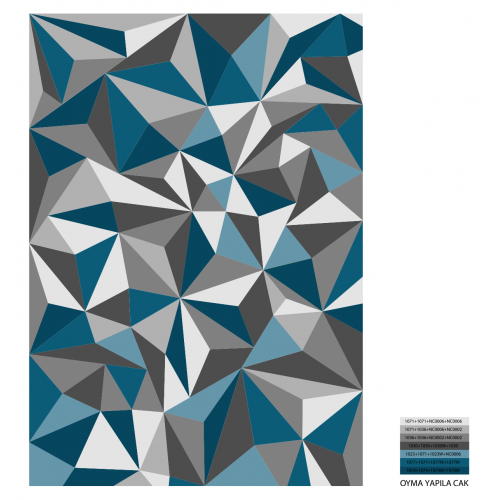 Tapis ALMERA à motifs géométriques 200x290 cm - MiLOME