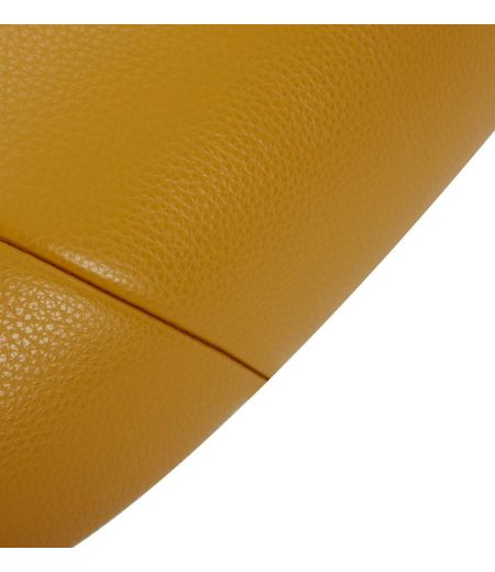 Fauteuil en cuir et chêne noir - Naos