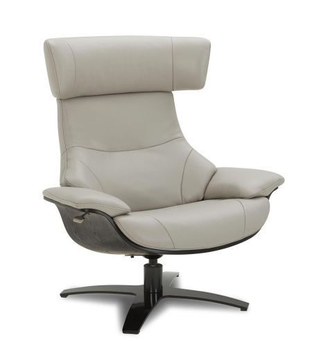 Sillón de piel y roble negro - Naos