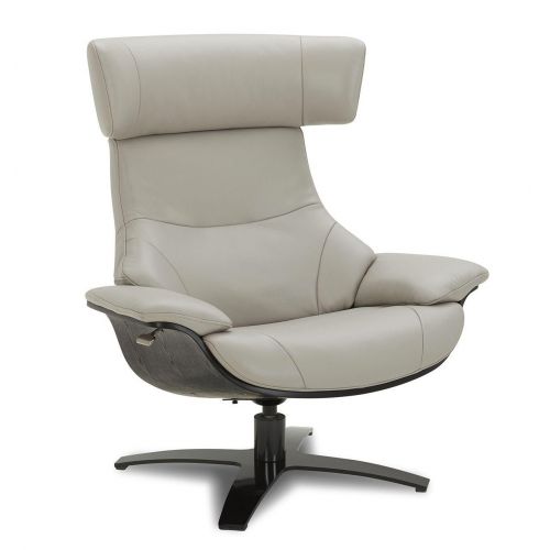 Sillón de piel y roble negro - Naos