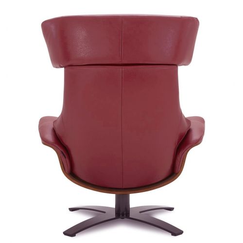 Fauteuil en cuir et chêne Naturel - Naos