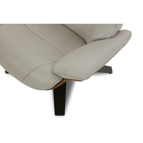 Fauteuil en cuir et chêne Naturel - Naos