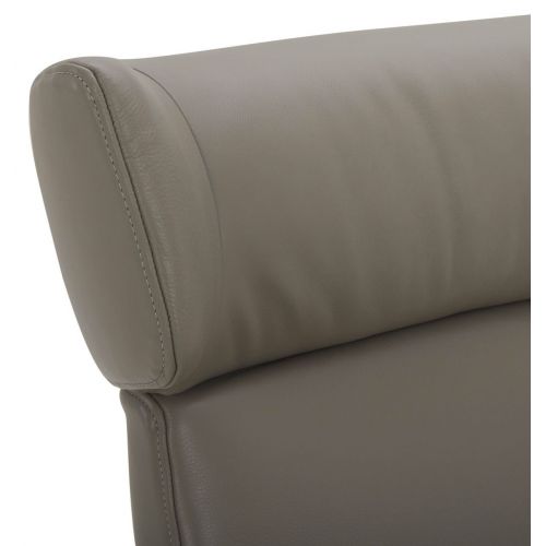 Fauteuil en cuir et chêne Naturel - Naos