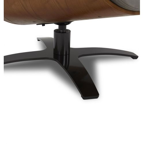 Fauteuil en Microfibre et chêne Naturel - Naos