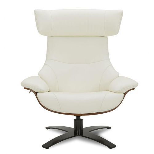 Fauteuil en cuir et chêne Naturel - Naos