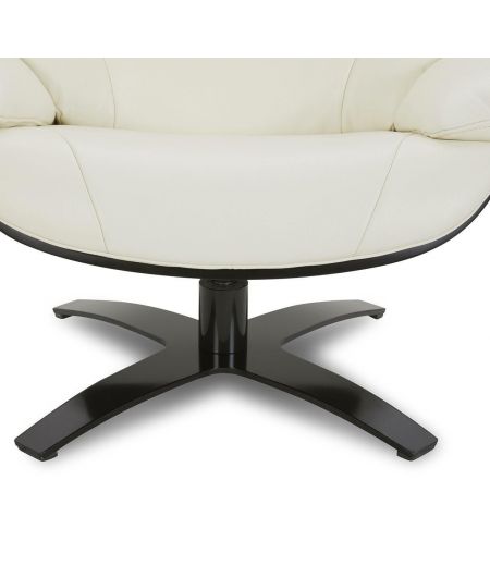 Sillón de piel y roble negro - Naos