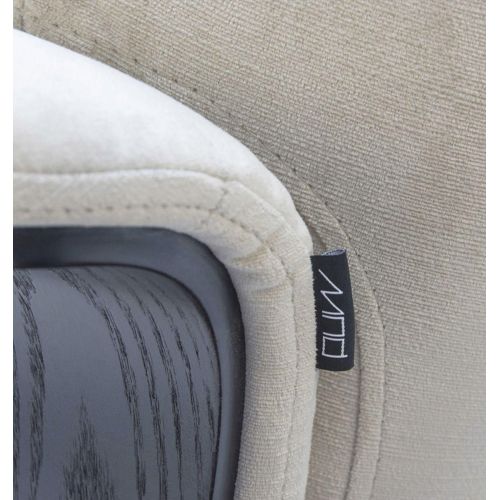 Sillón de terciopelo y roble negro - Véga