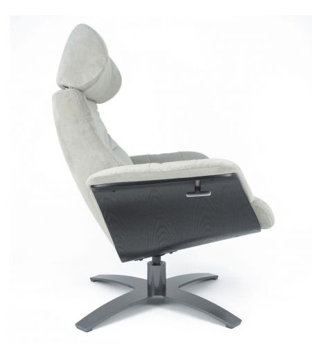 Sillón de terciopelo y roble negro - Véga