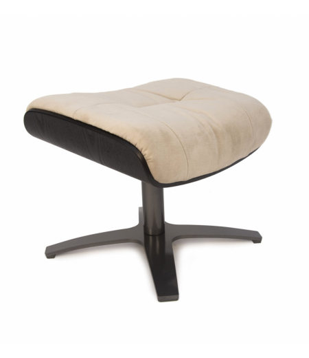 copy of Pouf Cuir et Chêne Noir - Véga