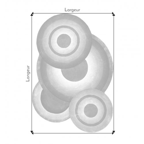 Alfombra con motivos circulares - Prelude