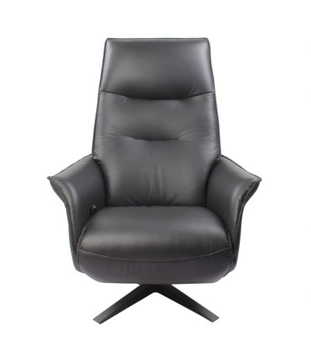 fauteuil -relaxation- manuel- cuir-noir- saturne