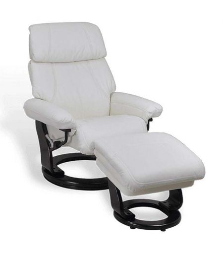 Sillón de relajación manual en piel o microstar - MINORQUE