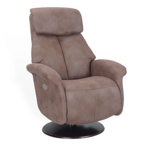 Sillón de relajación eléctrico de piel o Microstar - AETOS