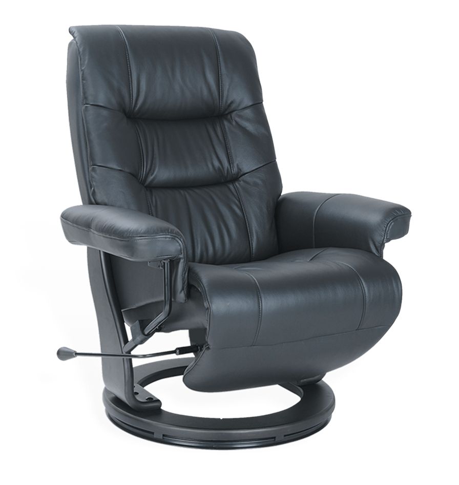 Design Relaxation Armchair in Leather or Microfiber - MAX