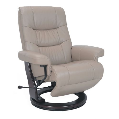 Sillón de relajación de diseño en piel o microfibra - MAX