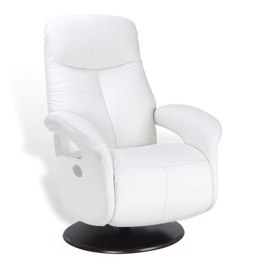 Electric Relaxation Armchair - Leather and Microstar - TOLMA