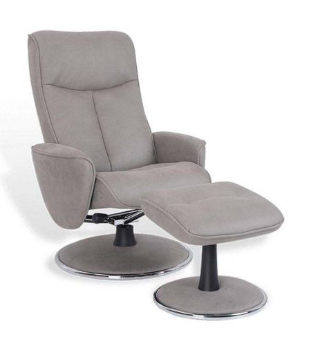 Sillón de relajación manual en piel o microstar - NEPHOS