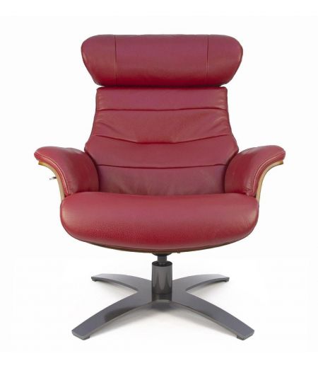 copy of Fauteuil et Pouf relax manuel - Tissu et Chêne Naturel - Aludra