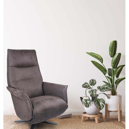 Fauteuil de Relaxation Design Electrique 2 Moteurs Microfibre - SATURNE