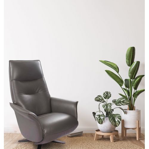 copy of SATURNE - Sillón de relajación de diseño eléctrico con dos motores de microfibra