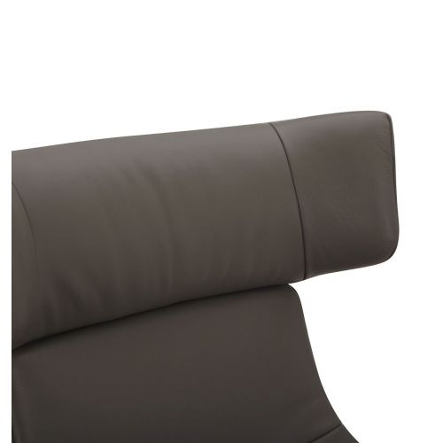 Fauteuil en cuir et chêne Naturel - Naos