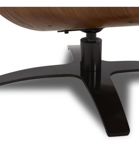 Fauteuil Microfibre et Chêne Naturel - Véga