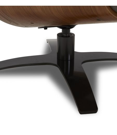 Fauteuil Microfibre et Chêne Naturel - Véga