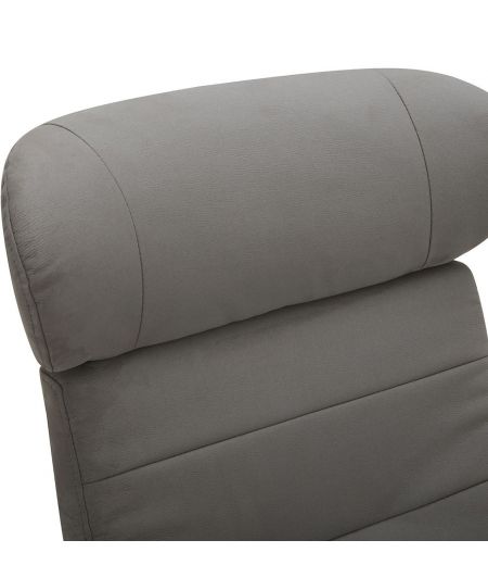 Fauteuil Microfibre et Chêne Naturel - Véga