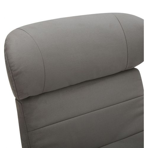 Fauteuil Microfibre et Chêne Naturel - Véga