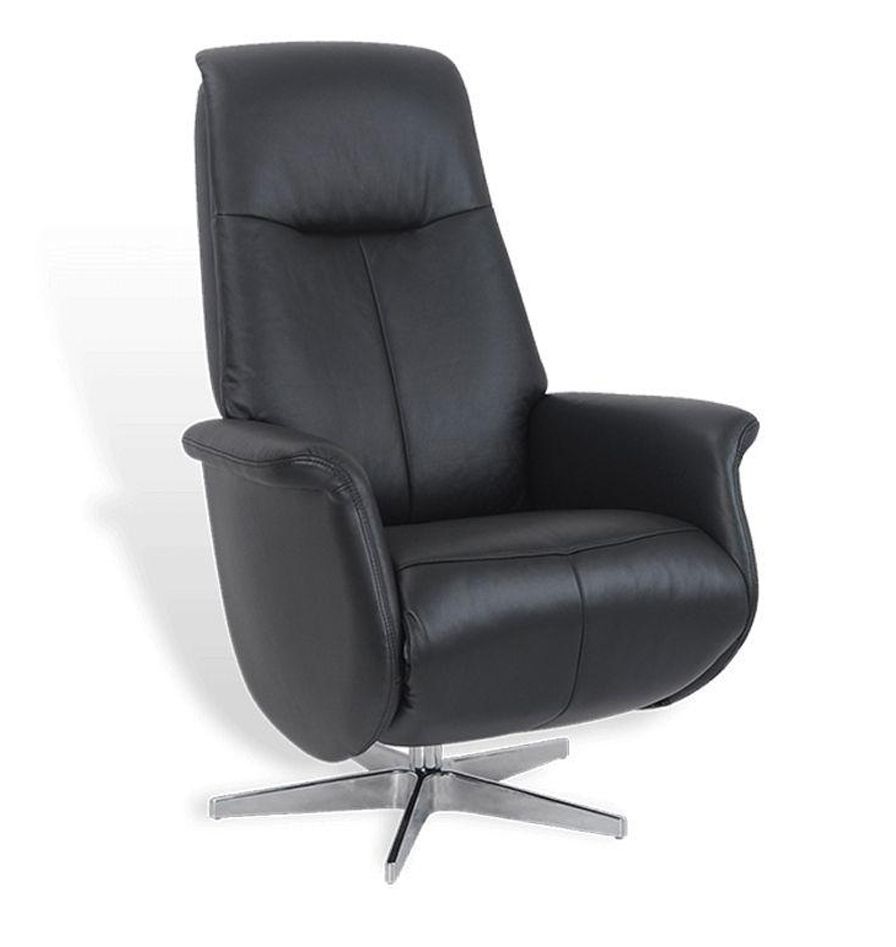 fauteuil -relaxation-cuir-noir-design-pivotant-grapheus