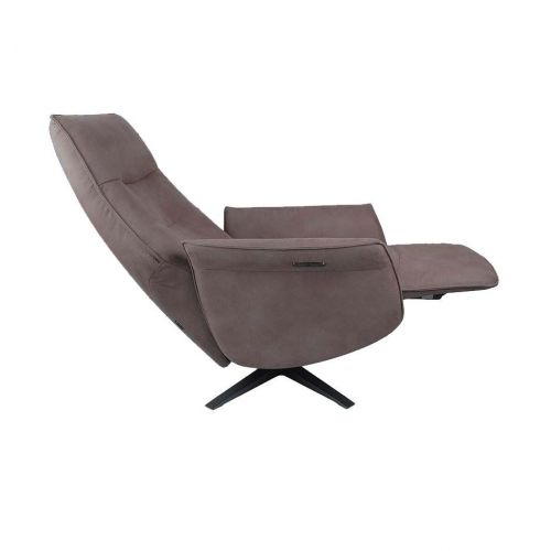 fauteuil-relax-tissu-marron-2moteurs-electrique-pivotant -saturne