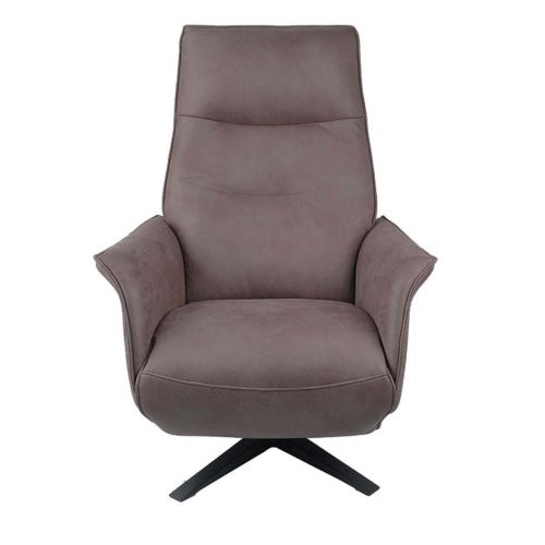 SATURNE - Sillón de relajación de diseño eléctrico con dos motores de microfibra