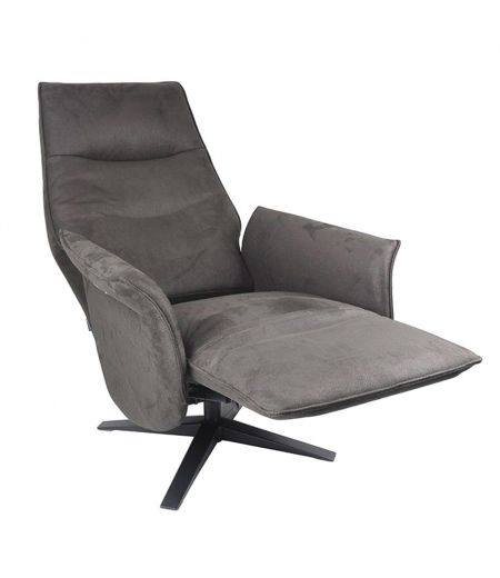 Fauteuil de Relaxation Design Electrique 2 Moteurs Microfibre - SATURNE