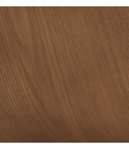 Fabric and Natural Oak Pouffe - Aludra