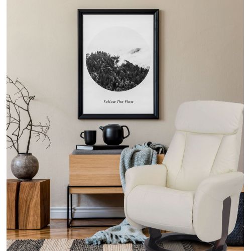 fauteuil -relaxation -manuel -relax- cuir-blanc-mal de dos- athos