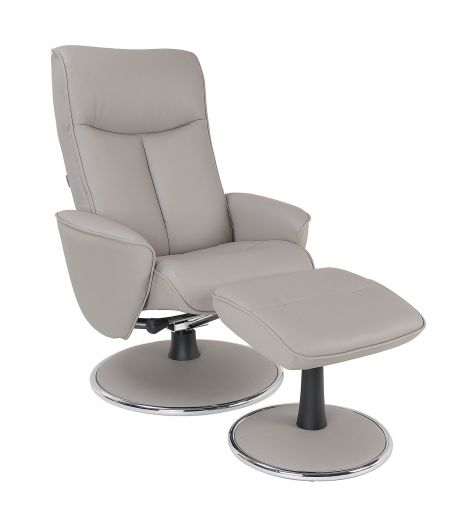 fauteuil -relaxation -manuel-cuir -taupe- incliable-nephos