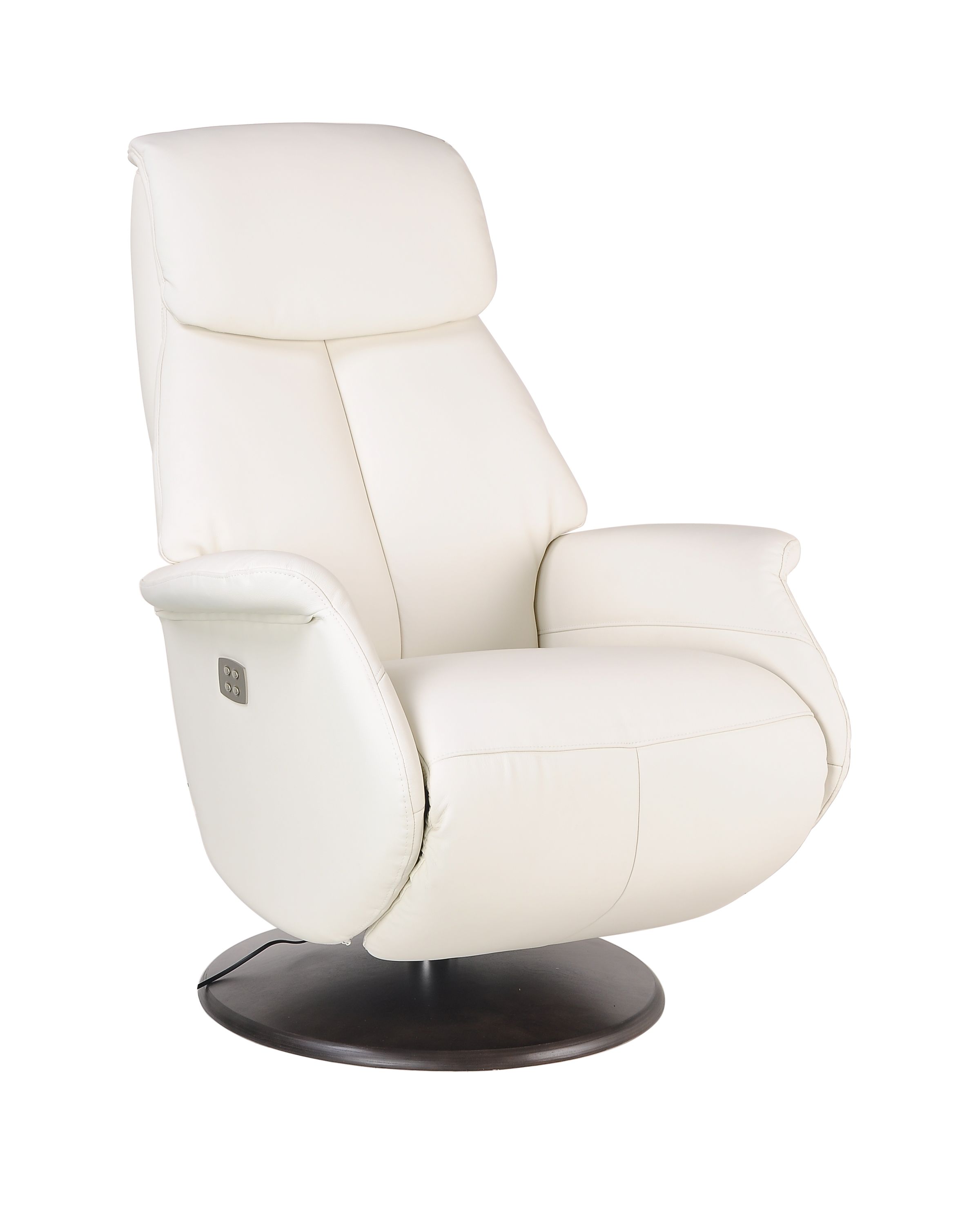 Leather and Microstar electric relaxation chair - AETOS