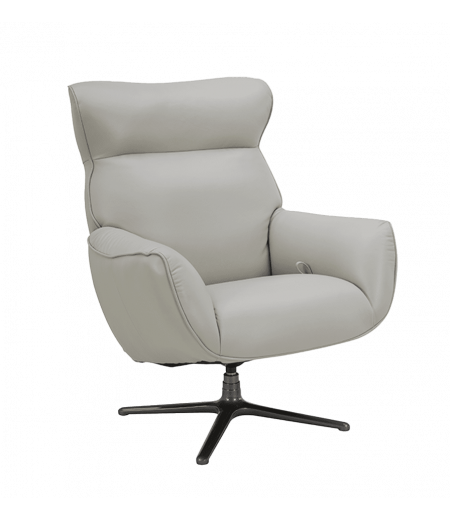 copy of Fauteuil de Relaxation Design - Cuir ou Tissu - CASSIOPEE - Grey
